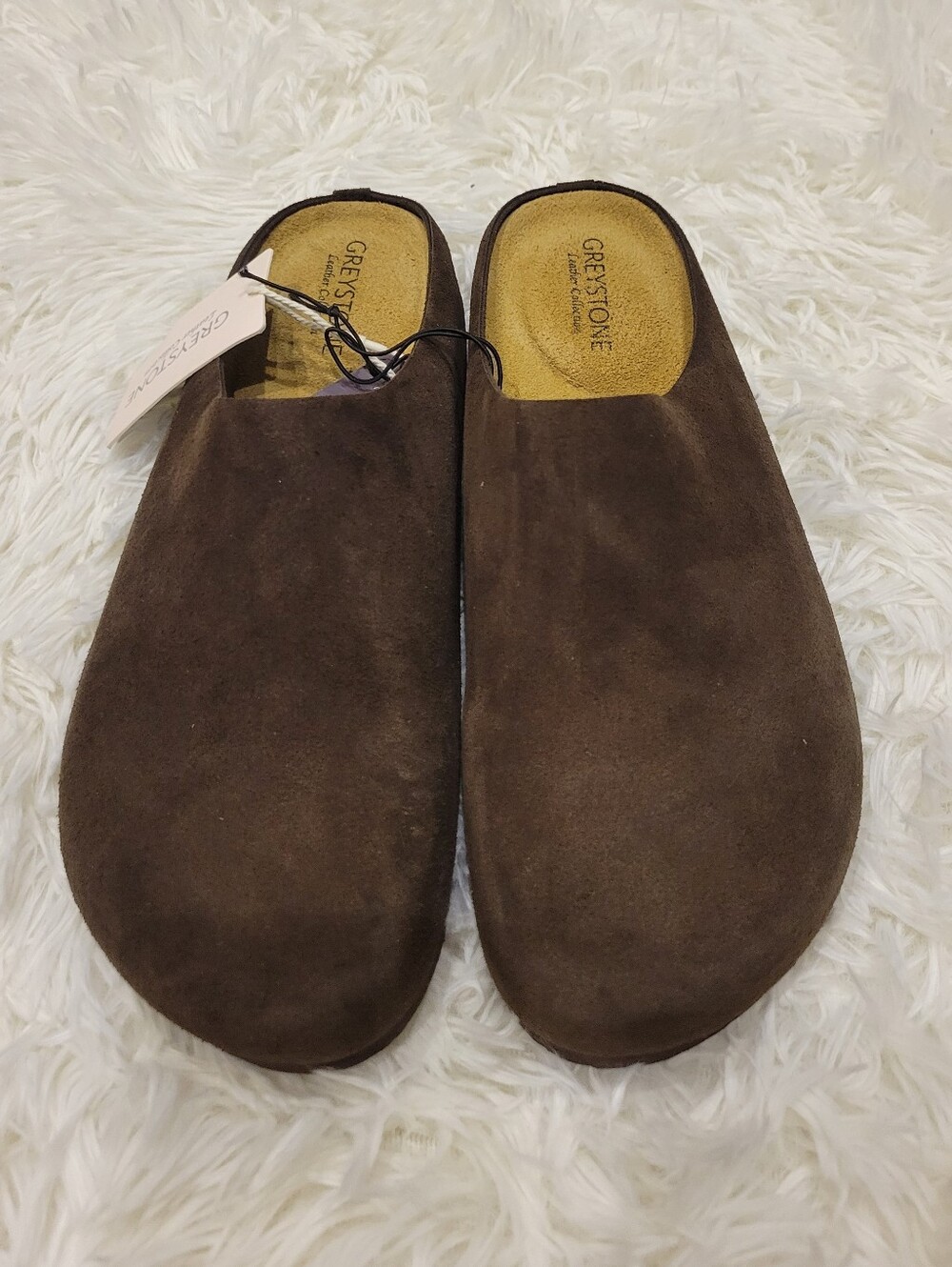 New Suede Clog Slip On Sandals Size 8